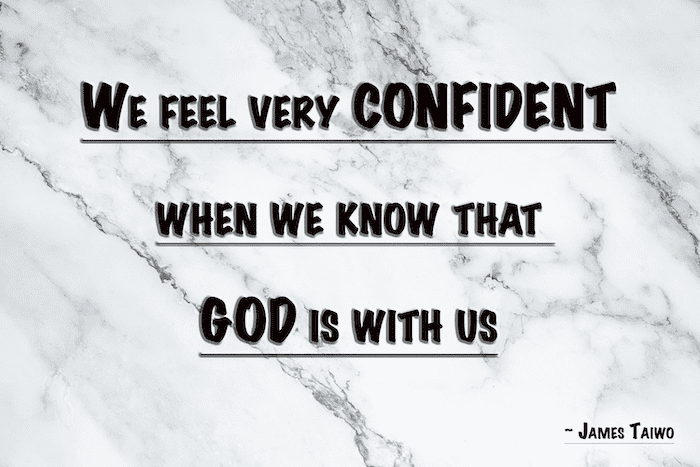 confidence in God