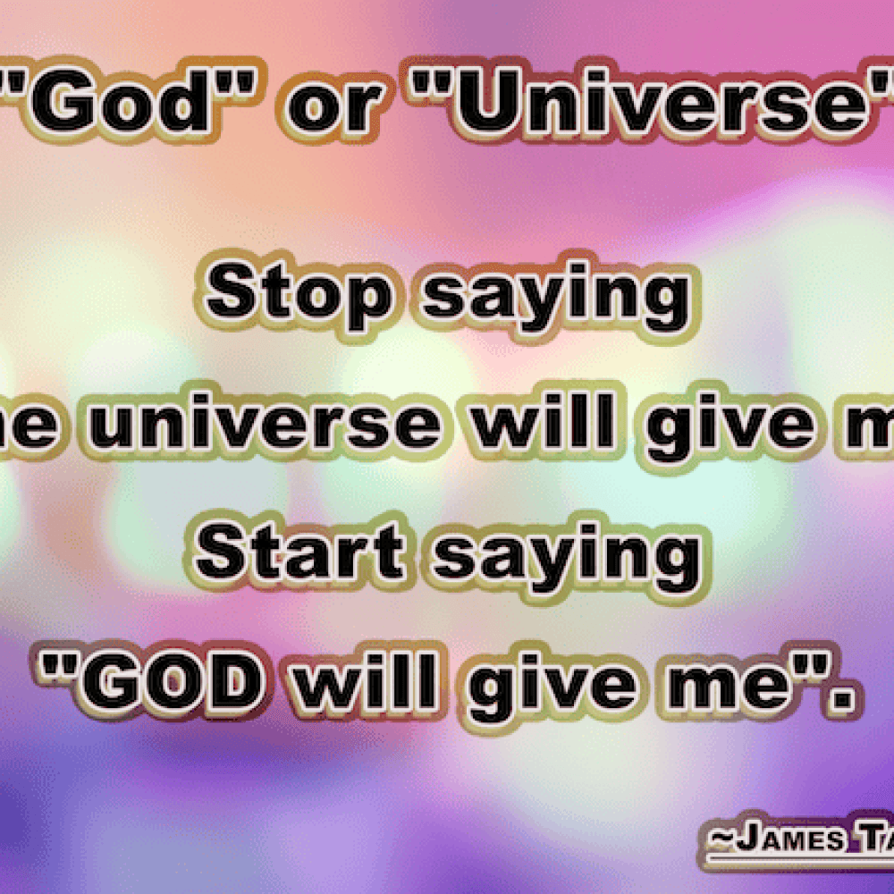 god or universe