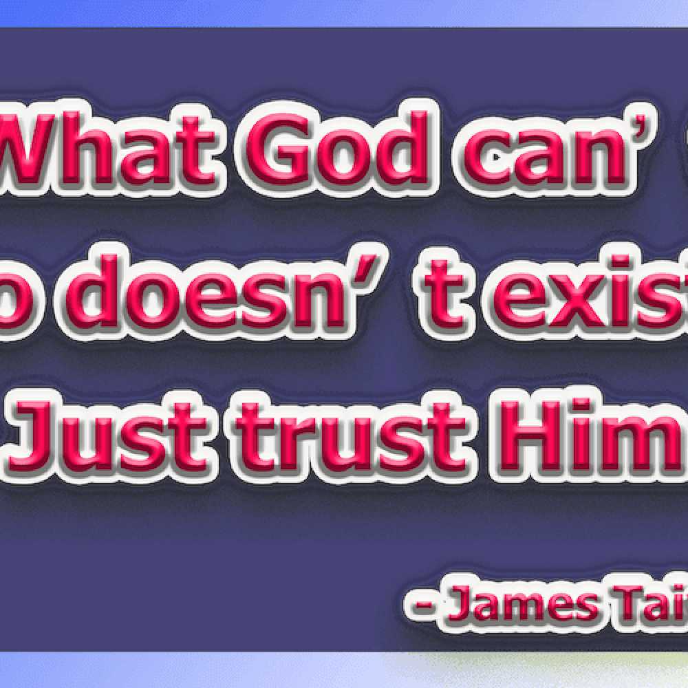 what God cannot do