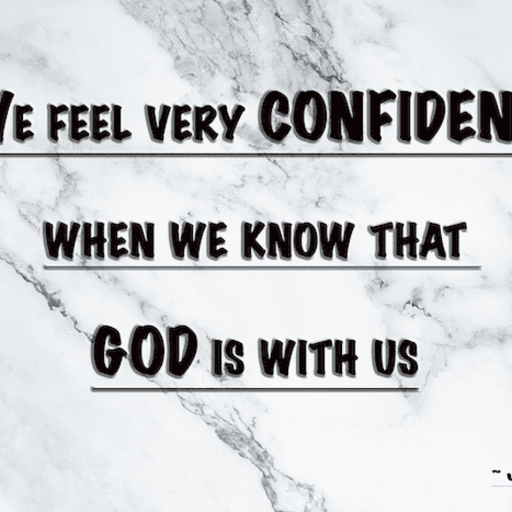 confidence in God